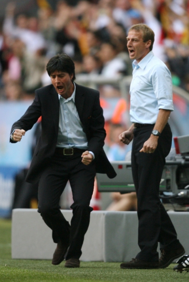 O treinador iniciou seu trabalho logo depois da Copa de 2006, quando já estava no grupo como auxiliar de Jürgen Klinsmann