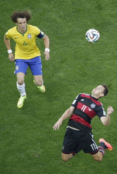 Contra o Brasil Miroslav Klose marcou seu 16º gol na história das Copas, superando Ronaldo e se tornando o maior artilheiro do torneio