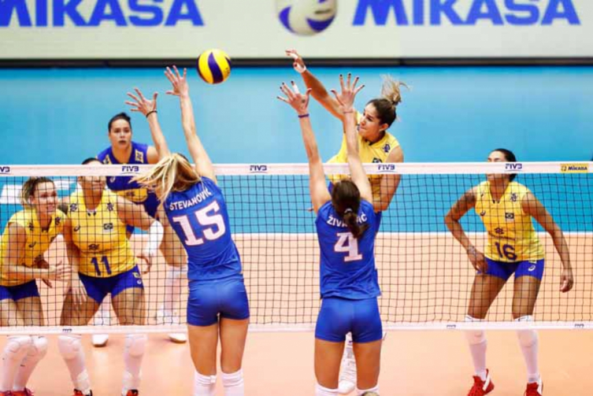 GRAND PRIX: Em Sendai, Brasil leva a melhor sobre a Sérvia