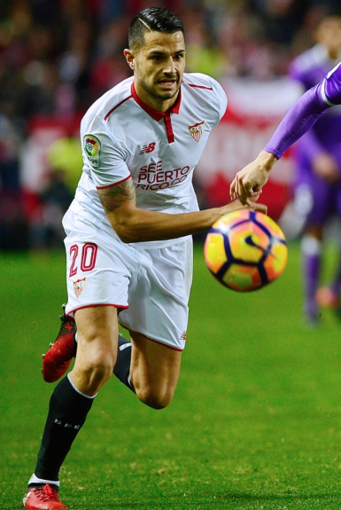 Vitolo vai trocar de clube na Espanha. O atacante espanhol vai deixar o Sevilla e defender o Atlético de Madrid, que pagou 36 milhões de euros (cerca de R$ 131,4 milhões)