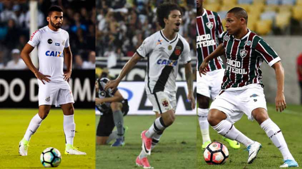 Wellington Silva (Flu)/Thiago Maia (Santos)/Douglas (Vasco)