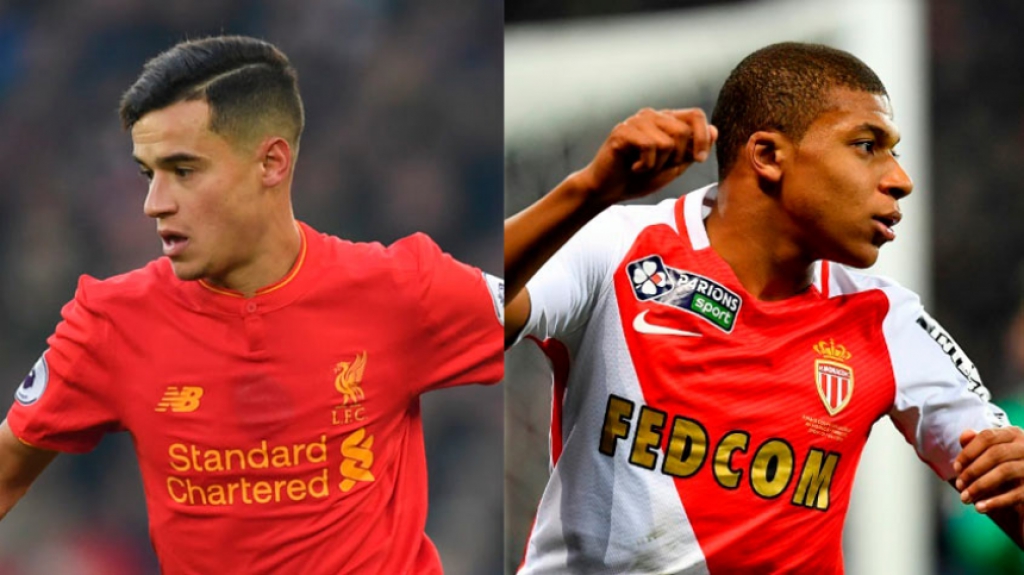 Coutinho (Liverpool) e Mbappé (Monaco)
