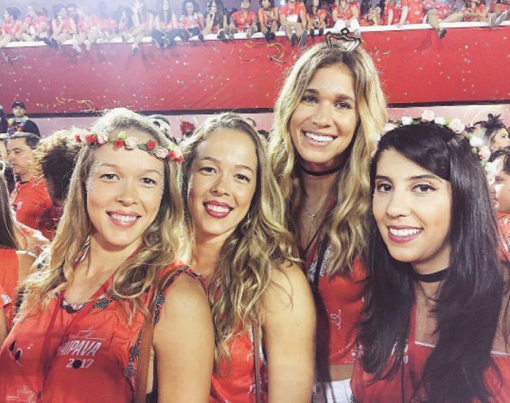 Alix Klineman, Michele e Monique Pavão e Juliana Carrijo