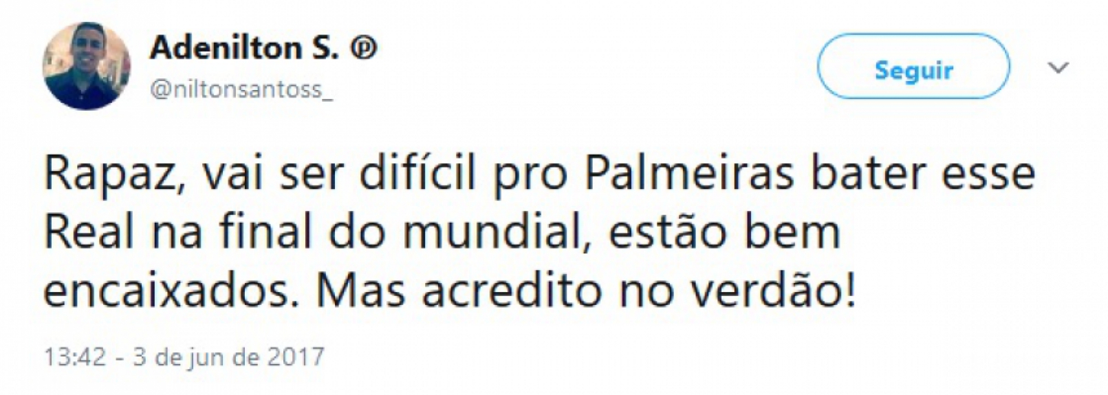 Torcedores do Palmeiras sonhavam com a final do Mundial de Clubes
