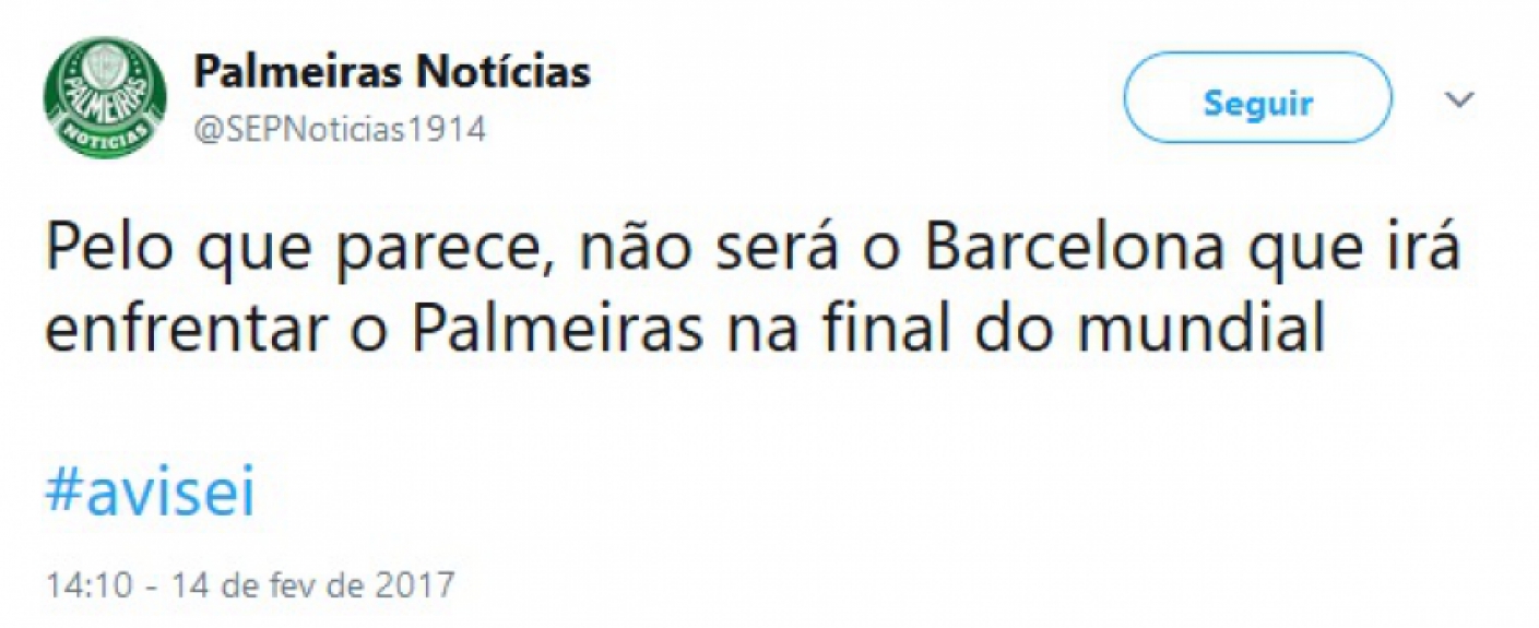 Torcedores do Palmeiras sonhavam com a final do Mundial de Clubes