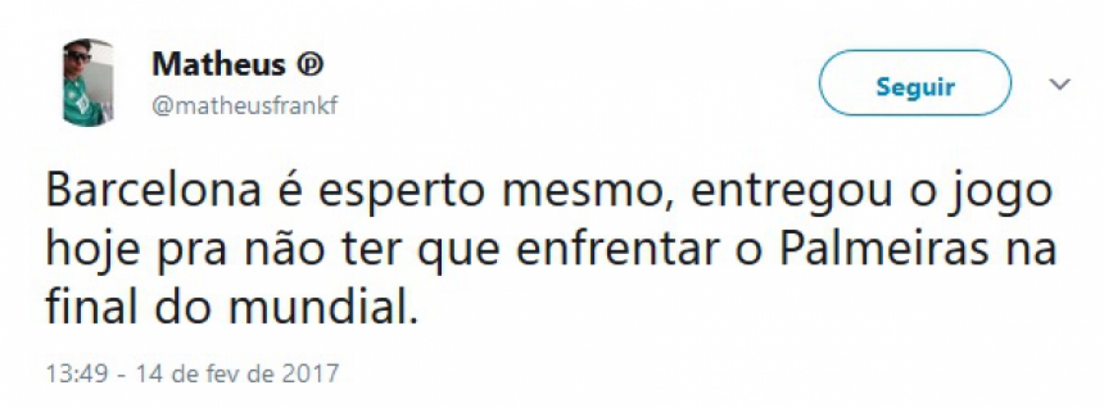 Torcedores do Palmeiras sonhavam com a final do Mundial de Clubes