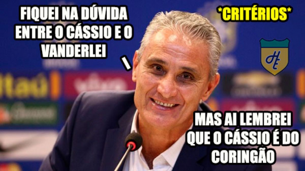 Lista divulgada por Tite para os jogos contra Equador e Colômbia virou assunto nas redes sociais