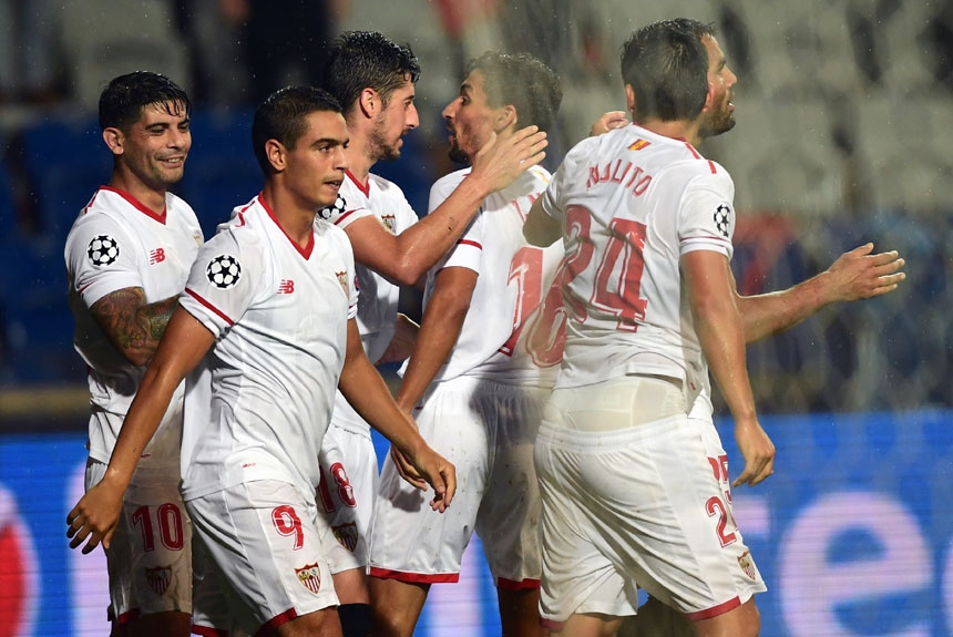 O Sevilla tem plantel avaliado em 216,5 milhões de euros