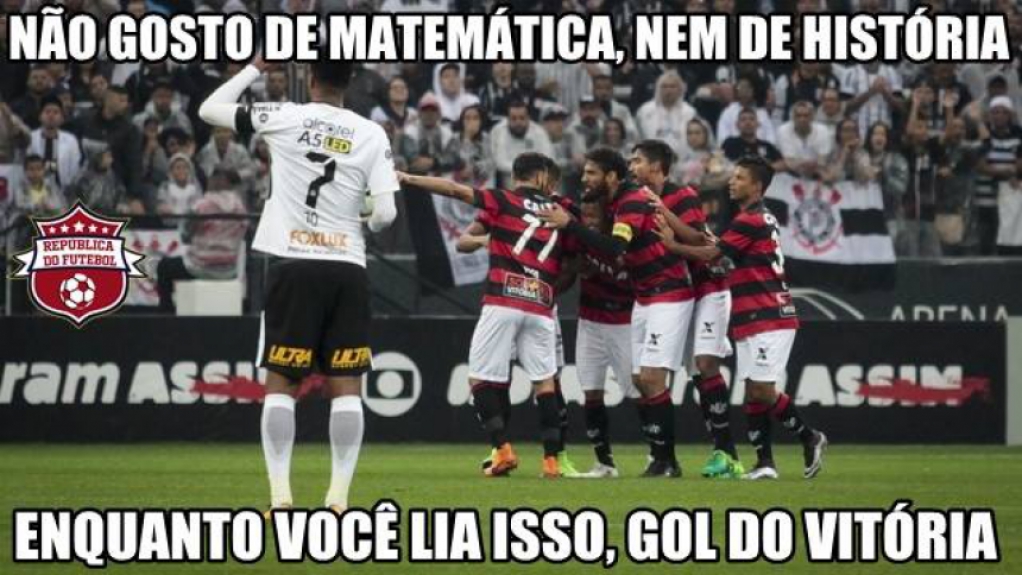 Rivais zoam Corinthians após derrota para o Vitória
