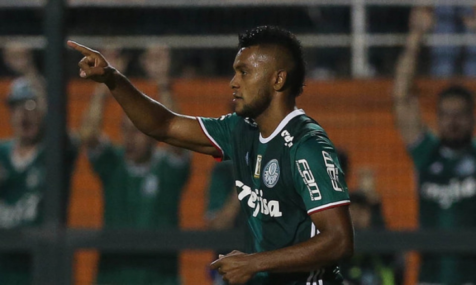 4º gol de Borja: Palmeiras 3 x 0 Novorizontino (7/4/2017)