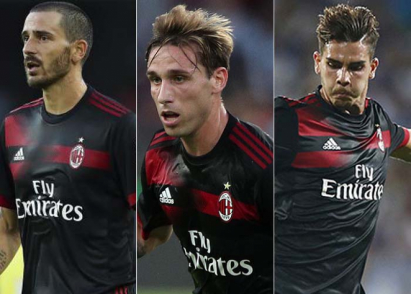 Montagem - Bonucci, Biglia e André Silva