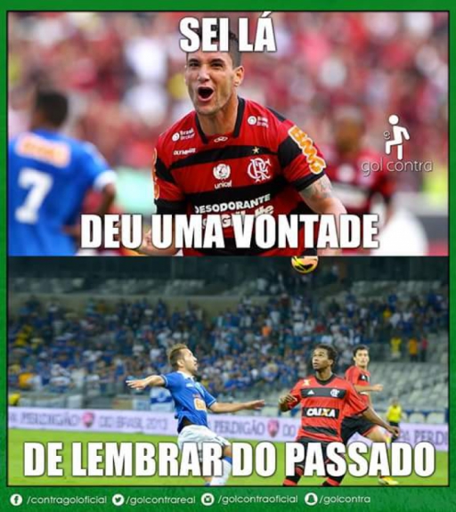 Memes do jogo entre Flamengo e Cruzeiro