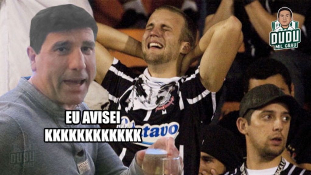 Memes sobre derrota do Corinthians