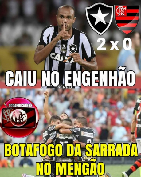 Memes sobre vitória do Botafogo