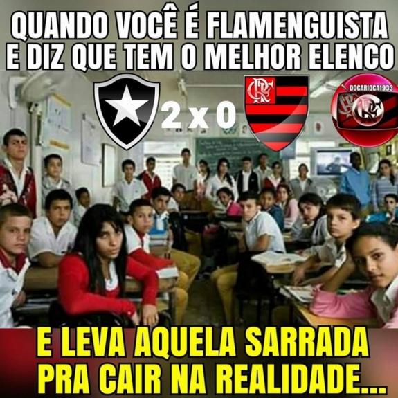 Memes sobre vitória do Botafogo