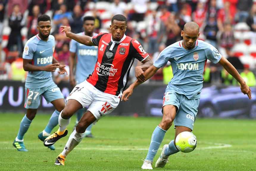 O PSG se isolou na liderança pois o Monaco do lateral Fabinho foi atropelado pelo Nice: 4 a 0
