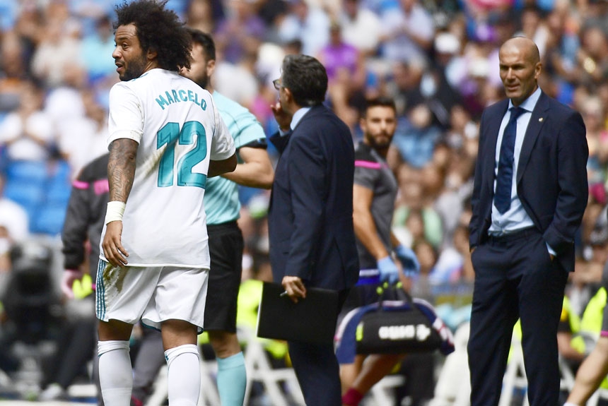 Marcelo - Jogando em nova posição por escolha de Zidane, o lateral-esquerdo não foi bem no empate em 1 a 1 do Real Madrid com o Levante, e terminou a partida sendo expulso.