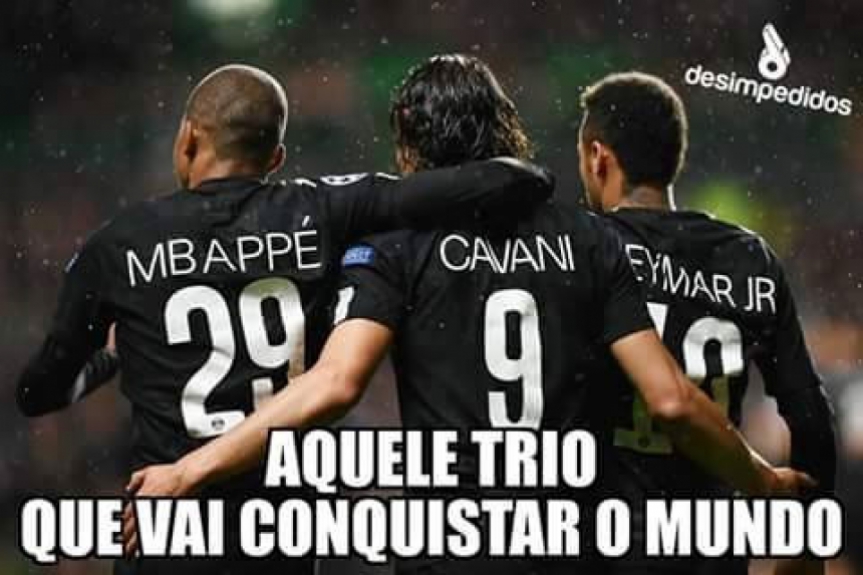 Memes sobre estréia da Champions