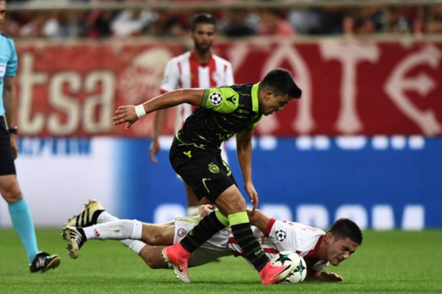 Olympiacos e Sporting fizeram um jogo muito disputado na Grécia. Mas no fim terminou com triunfo português por 3 a 2