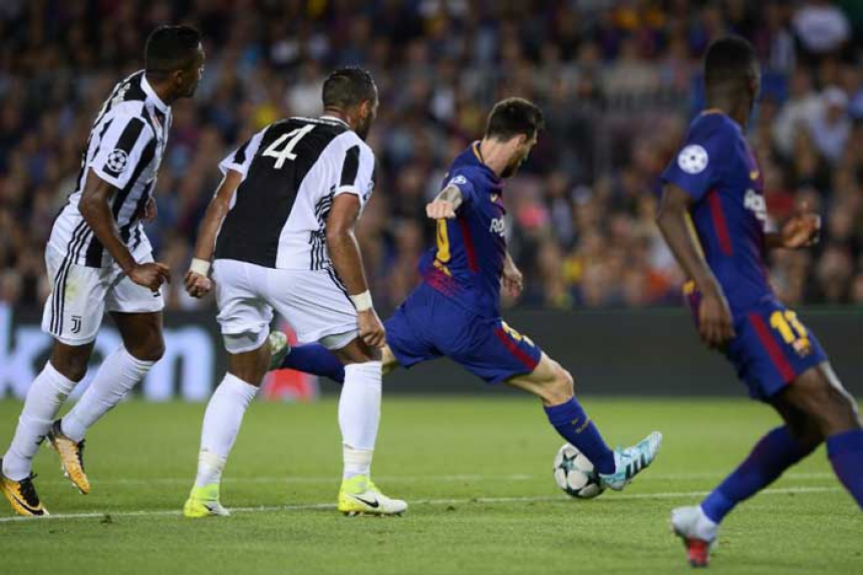 Messi desequilibrou, fez dois gols e finalmente conseguiu superar o goleiro Buffon