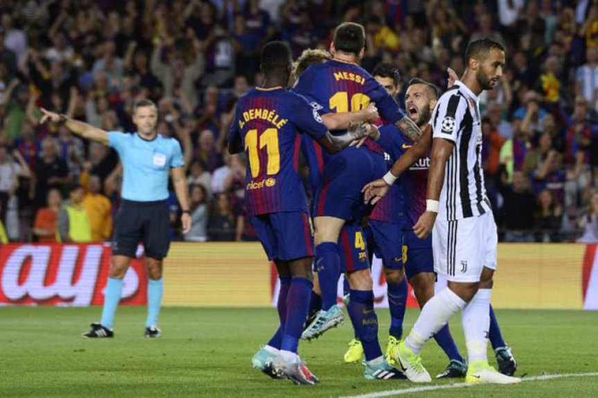 Por isso o motivo de tanta comemoração. A Juventus eliminou o Barcelona na edição passada