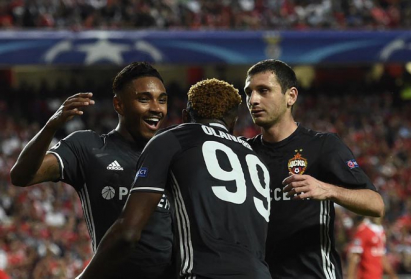 Já o Benfica fez feio em casa e perdeu de 3 a 2 para o CSKA Moscou