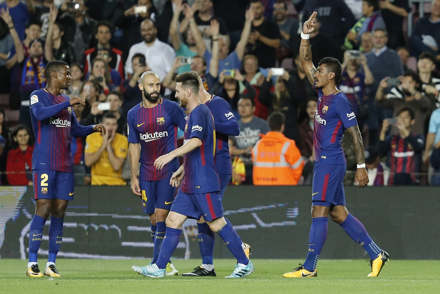 O volante Paulinho voltou a destacar na vitória do Barcelona sobre o Eibar por 6 a 1. O brasileiro marcou um gol e ainda deu uma assistência para Denis Suárez na partida. Ele teve o seu nome gritado pelos torcedores