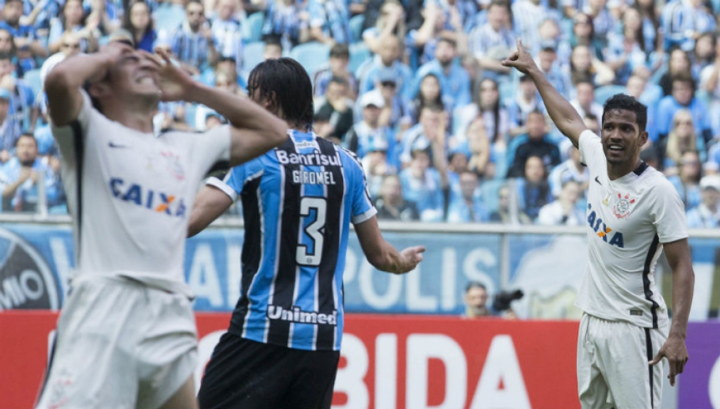 Grêmio 0 x 0 Corinthians, em 14/8/2016