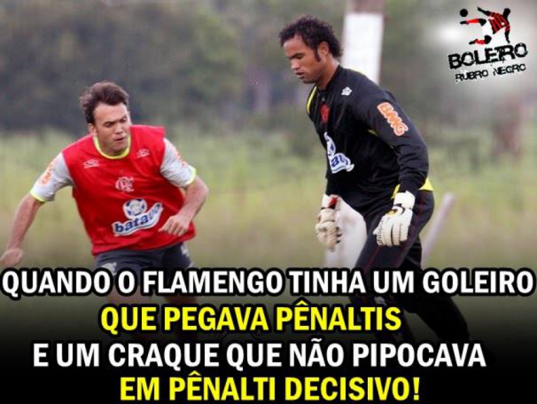 Teve cutucada em Alex Muralha e Diego, relembrando dois ídolos da Nação