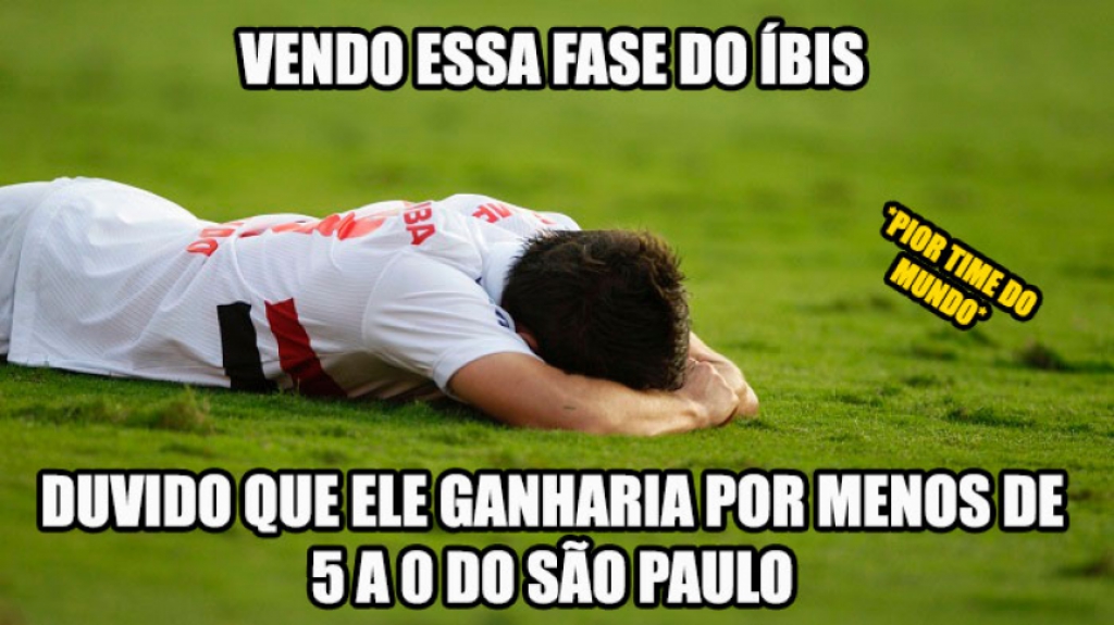 Íbis vence três partidas seguidas e acaba sobrando memes para o São Paulo