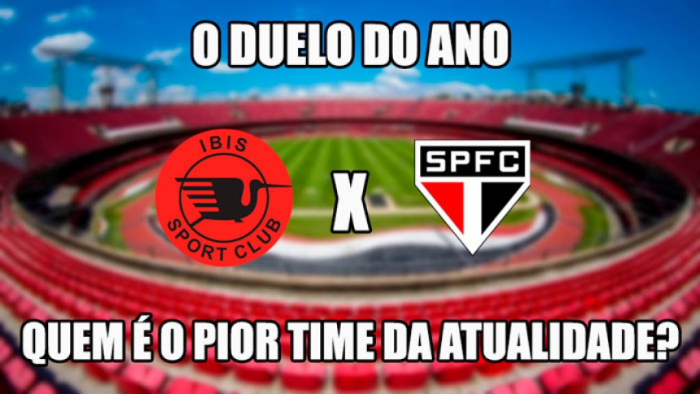 Íbis vence três partidas seguidas e acaba sobrando para o São Paulo