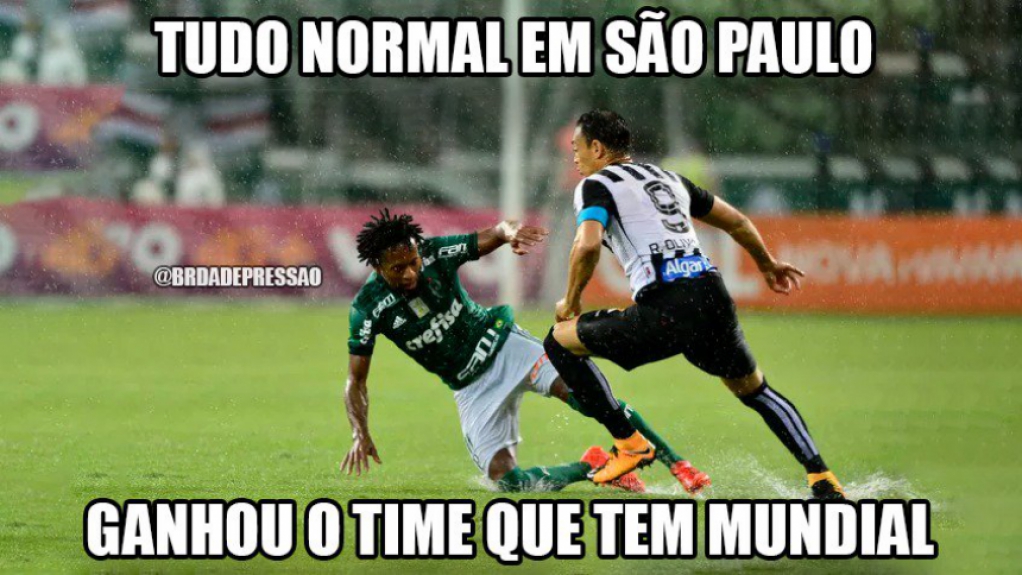 Palmeiras não escapou das zoações após derrota no Allianz Parque