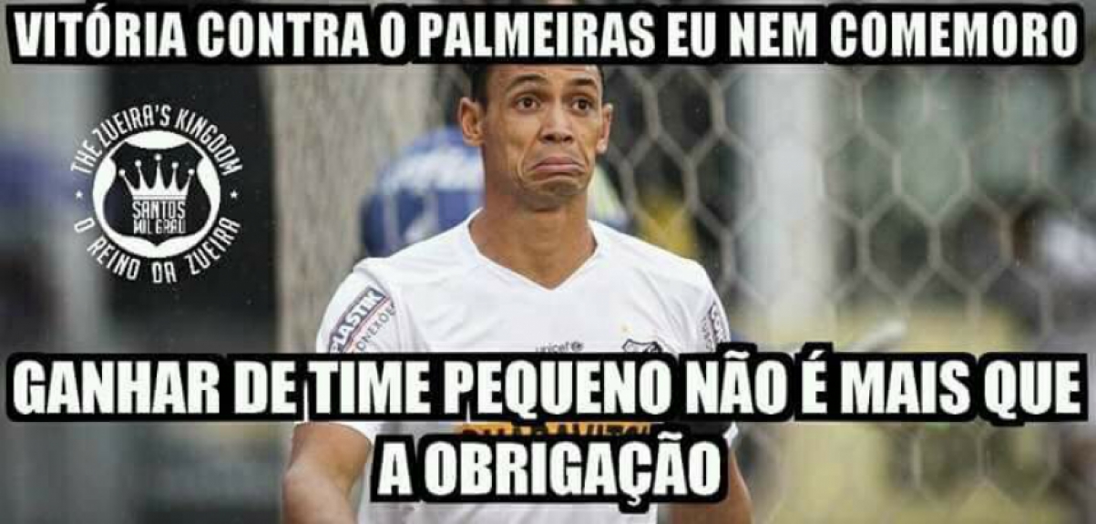 Palmeiras não escapou das zoações após derrota no Allianz Parque