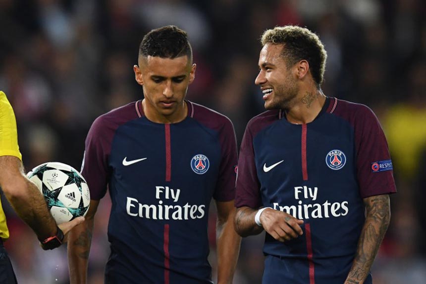 Marquinhos - Cada vez mais confiante, o zagueiro brasileiro foi titular do Paris Saint-Germain e, na ausência de Thiago Silva, assumiu a braçadeira de capitão do clube francês.