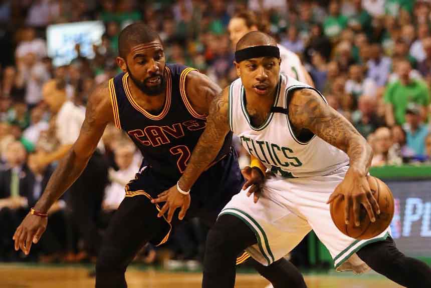 Boston Celtics e Cleveland Cavaliers, finalistas da conferência Leste na última temporada, finalizaram uma troca centrada nos armadores Kyrie Irving e Isaiah Thomas. Além de Thomas, o ala Jae Crowder, o jovem pivô Ante Zizic e, a escolha de primeira rodad