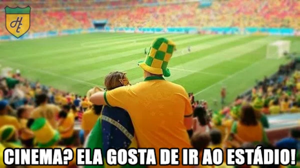Na dúvida em qual o melhor programa para o fim de semana? Ela decide! “Quero ir ao estádio ver futebol!”
