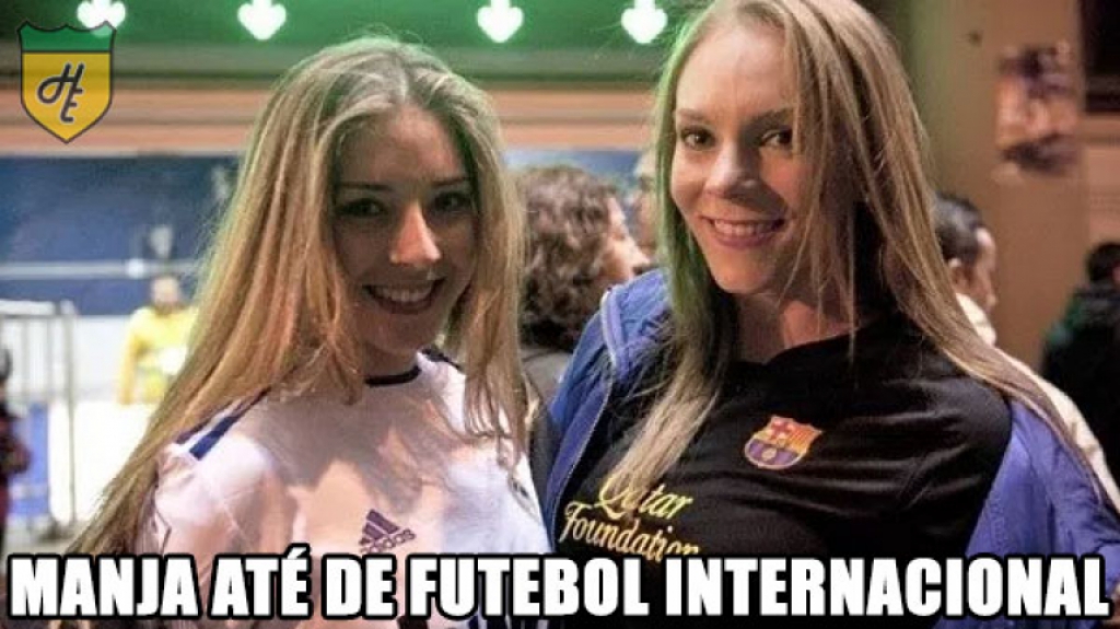 Quem acha que a mulher perfeita só entende de campeonatos nacionais está muito enganado. Para valer a pena o casamento a mulher tem que conhecer os principais times internacionais! Vale até mesmo escolher entre Real Madrid ou Barcelona ou Messi e CR7