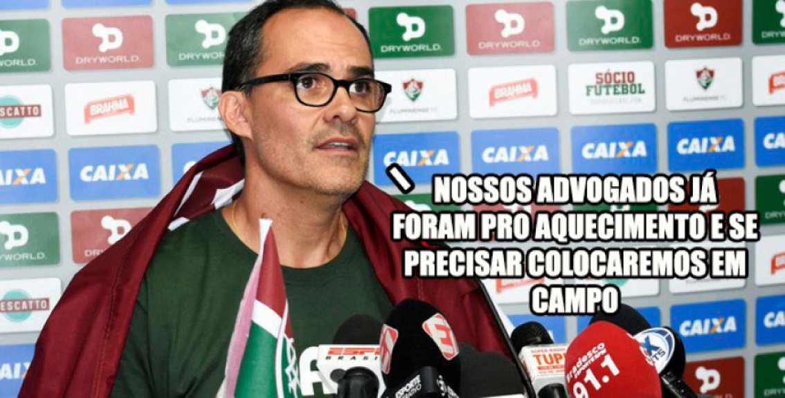 Advogados, tapetão e virada de mesa: beirando a zona de rebaixamento, Flu sofre com os memes