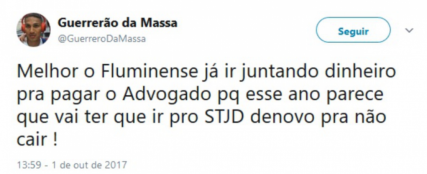 Advogados, tapetão e virada de mesa: beirando a zona de rebaixamento, Flu sofre com os memes