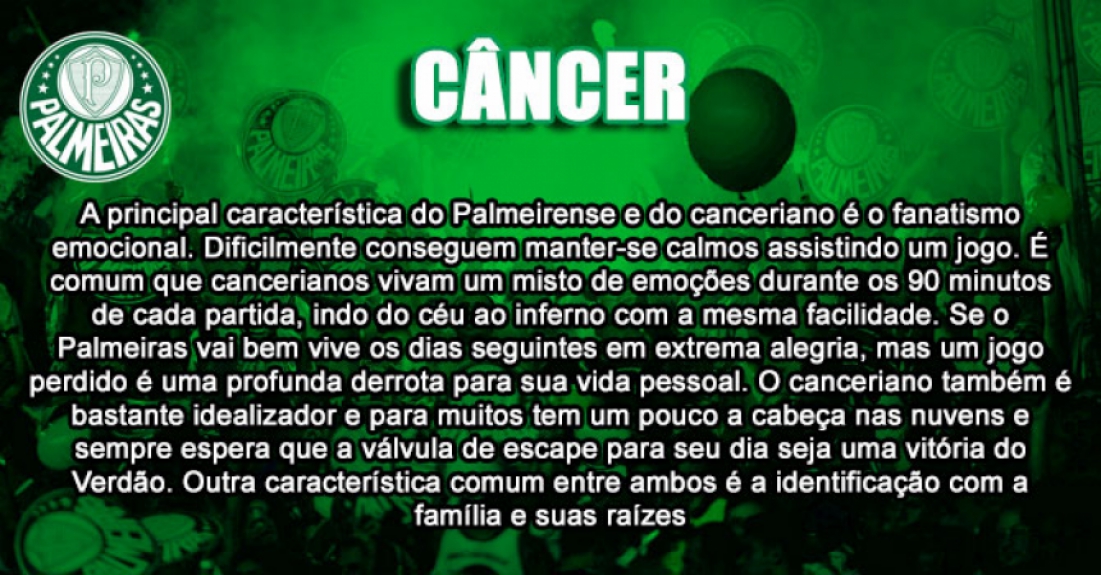 Câncer - Palmeiras