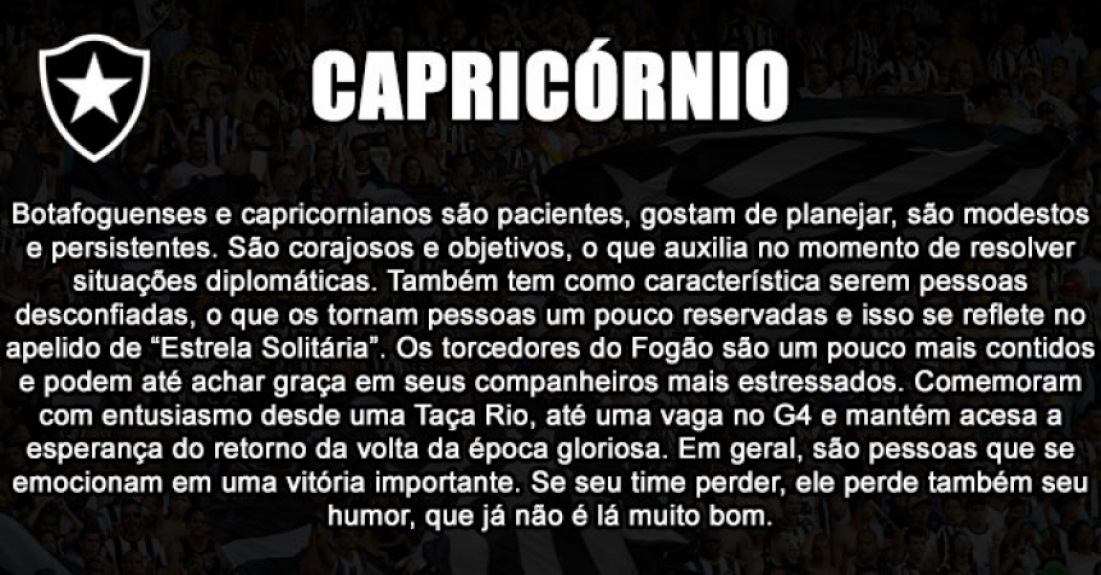 Capricórnio - Botafogo