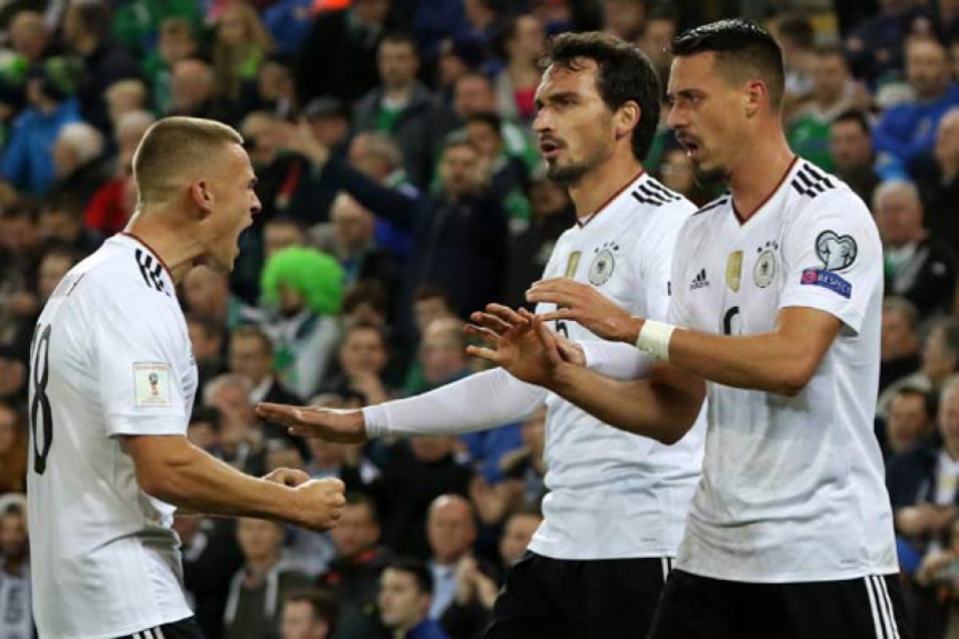 Sandro Wagner, Kimmich e Hummels - Irlanda do Norte x Alemanha