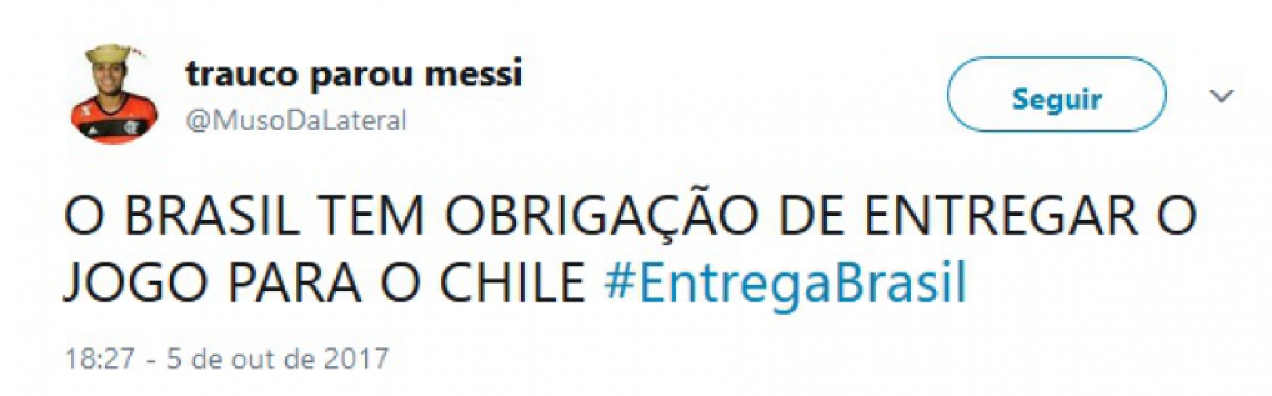 Pelas redes sociais, torcedores pedem que a Seleção Brasileira deixe os chilenos ganharem para prejudicar Argentina