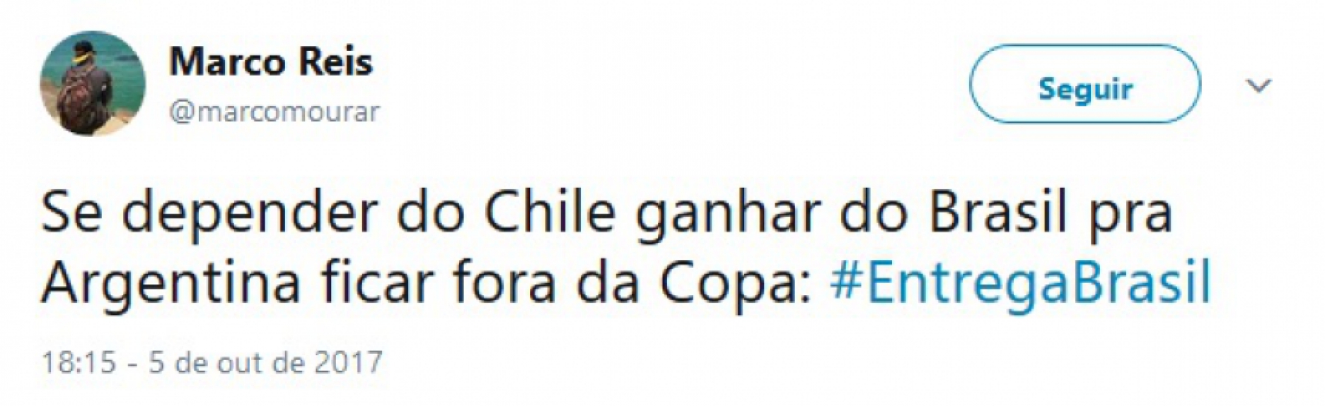 Pelas redes sociais, torcedores pedem que a Seleção Brasileira deixe os chilenos ganharem para prejudicar Argentina
