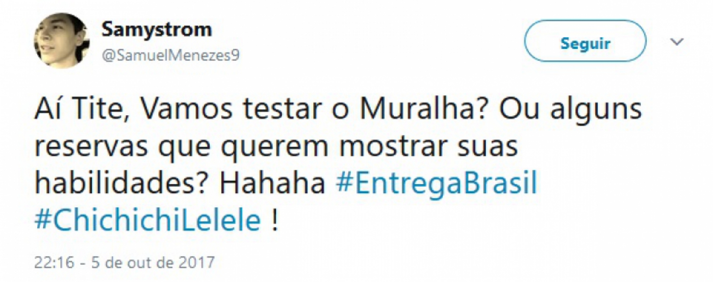 Pelas redes sociais, torcedores pedem que a Seleção Brasileira deixe os chilenos ganharem para prejudicar Argentina