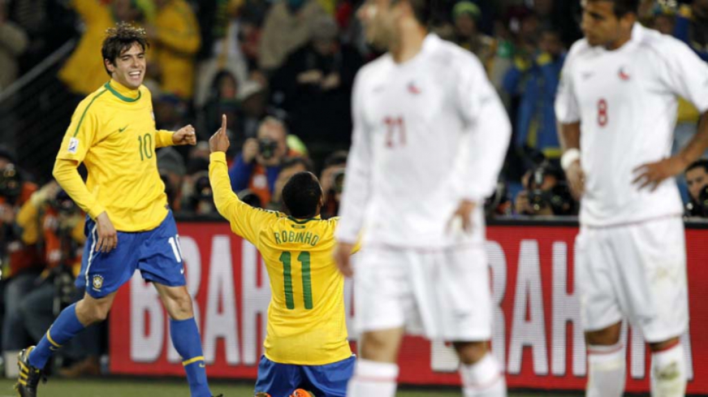 Brasil 3 x 0 Chile - Copa do Mundo de 2010 (28 de junho de 2010)