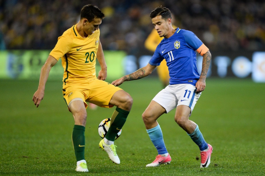 Austrália 0 x 4 Brasil - Amistoso - Philippe Coutinho capitão