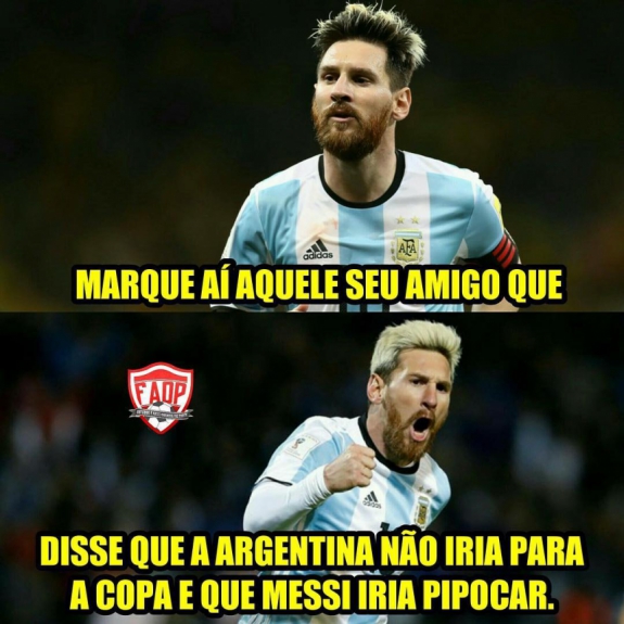 Os memes da classificação da Argentina para Copa do Mundo da Rússia