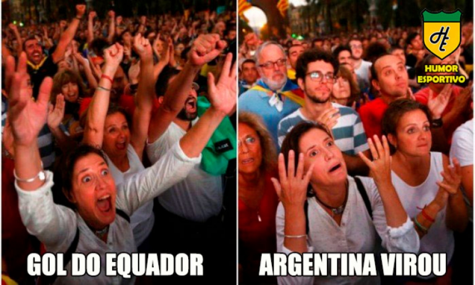 Os memes da classificação da Argentina para Copa do Mundo da Rússia