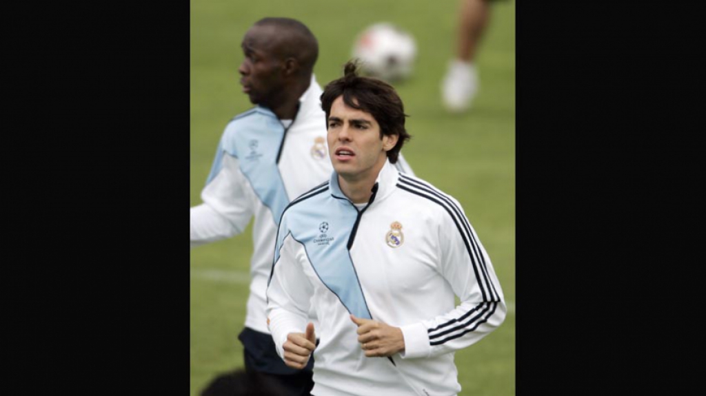 Kaká - treino no Real Madrid